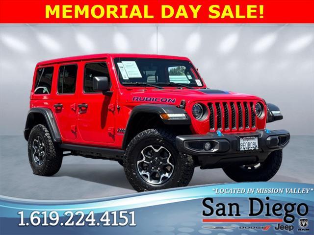 used 2023 Jeep Wrangler 4xe car, priced at $33,888