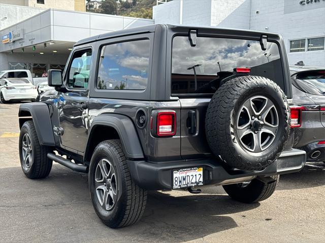 used 2021 Jeep Wrangler car, priced at $28,777