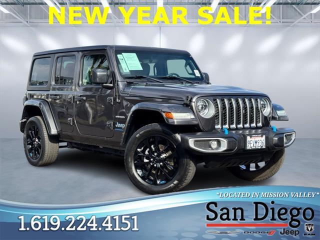 used 2023 Jeep Wrangler 4xe car, priced at $34,444