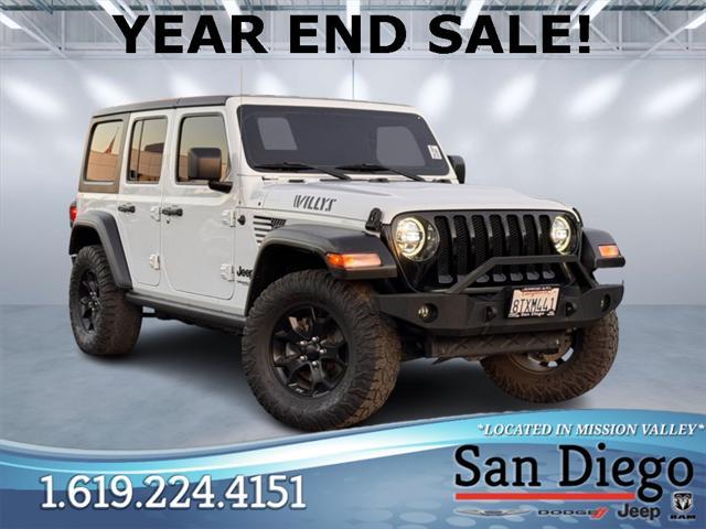 used 2021 Jeep Wrangler car, priced at $28,990