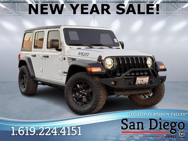 used 2021 Jeep Wrangler car, priced at $26,888