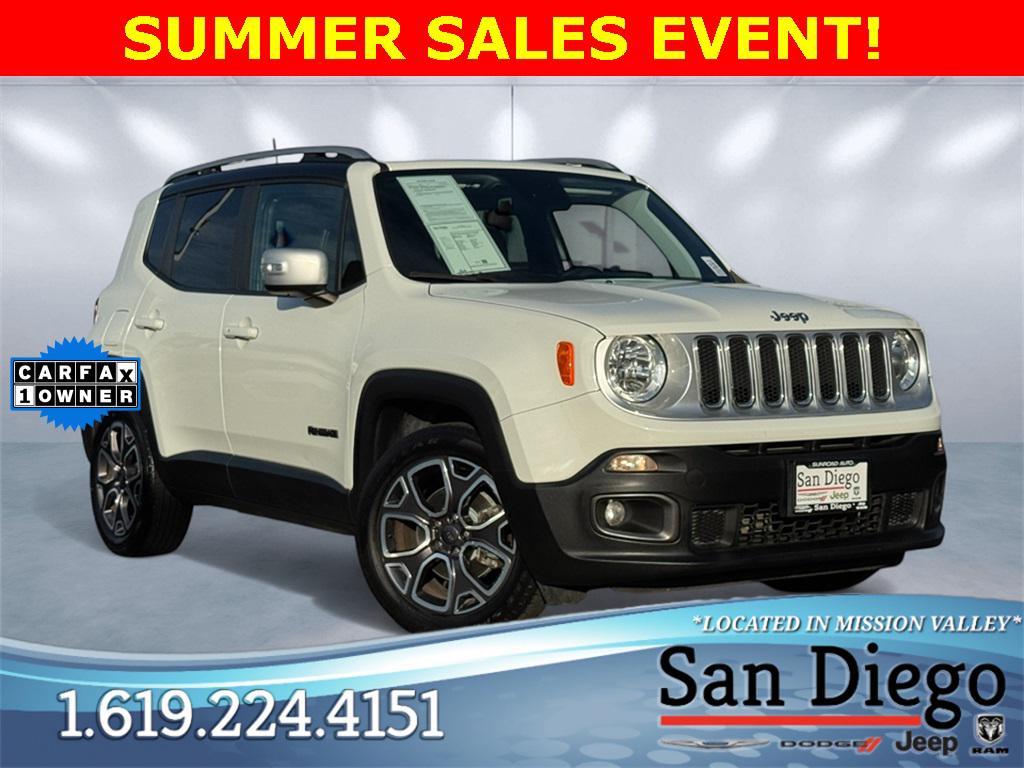 used 2018 Jeep Renegade car, priced at $13,497