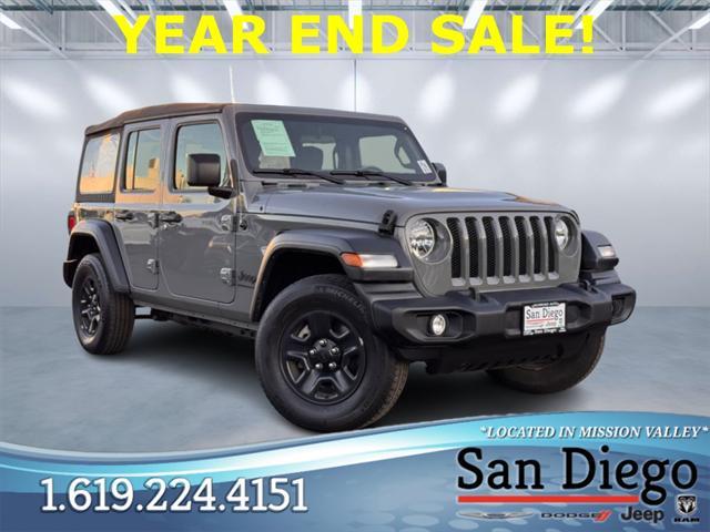 used 2023 Jeep Wrangler car, priced at $31,888