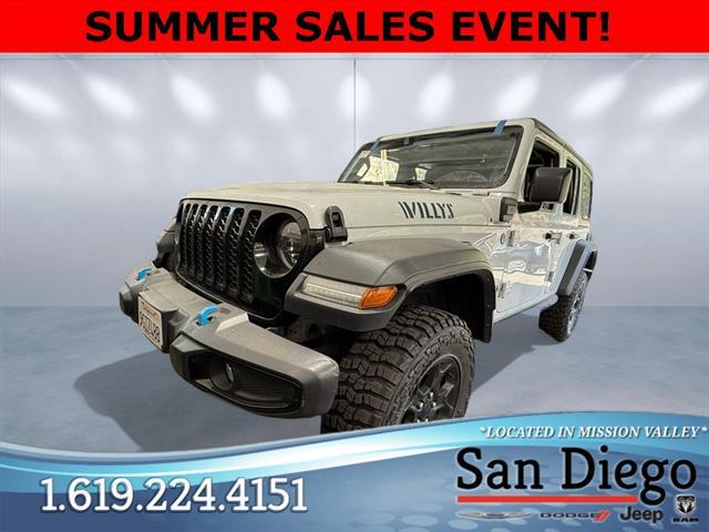 used 2023 Jeep Wrangler 4xe car, priced at $30,888