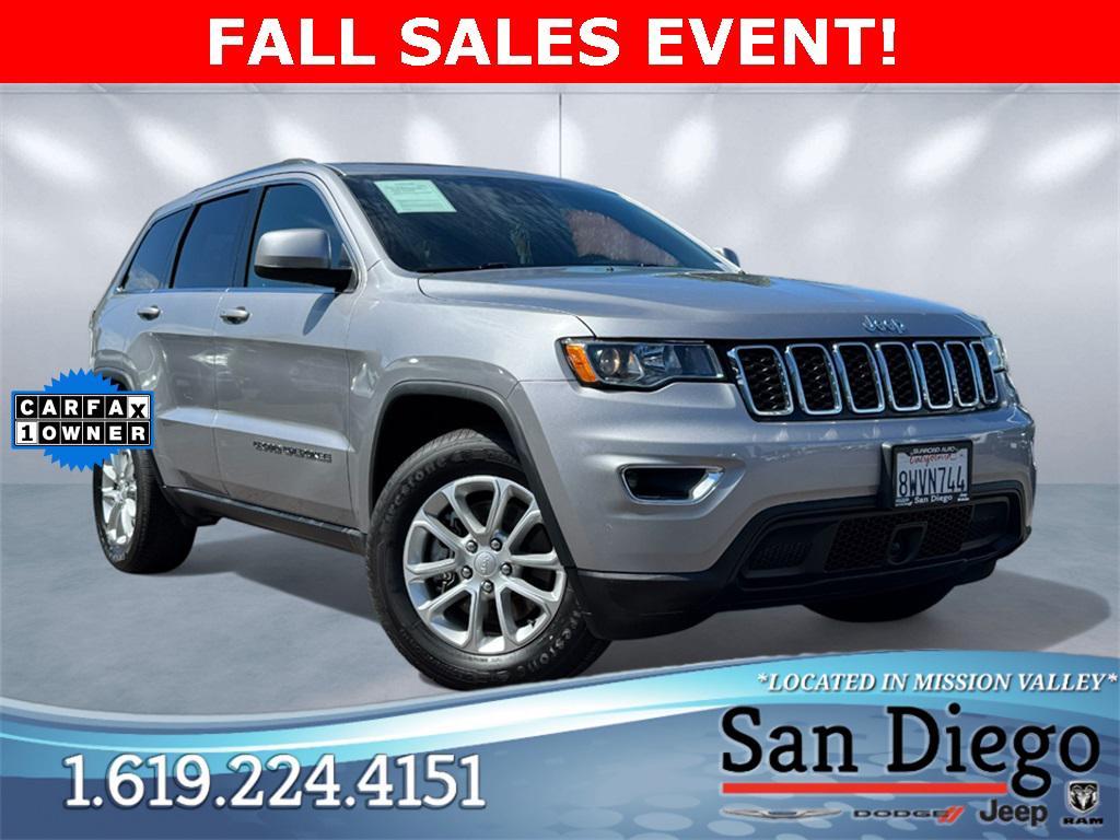 used 2021 Jeep Grand Cherokee car, priced at $21,355