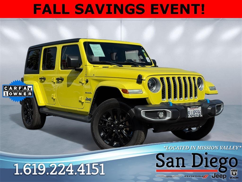 used 2023 Jeep Wrangler 4xe car, priced at $33,777