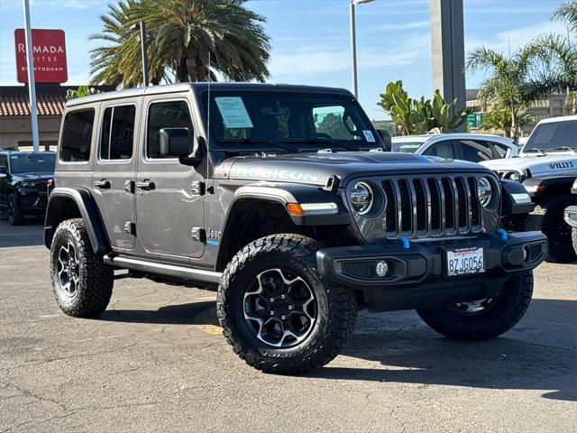 used 2021 Jeep Wrangler Unlimited 4xe car, priced at $35,525