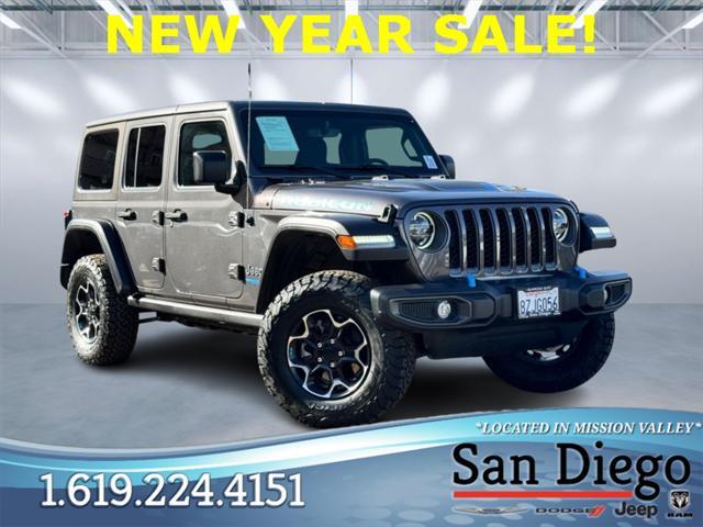 used 2021 Jeep Wrangler Unlimited 4xe car, priced at $35,525