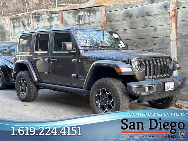 used 2021 Jeep Wrangler Unlimited 4xe car, priced at $36,259