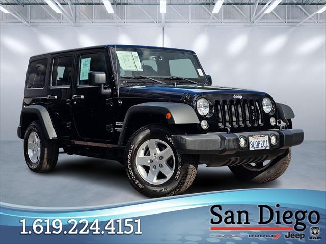 used 2016 Jeep Wrangler Unlimited car, priced at $22,888