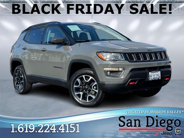 used 2021 Jeep Compass car, priced at $19,251