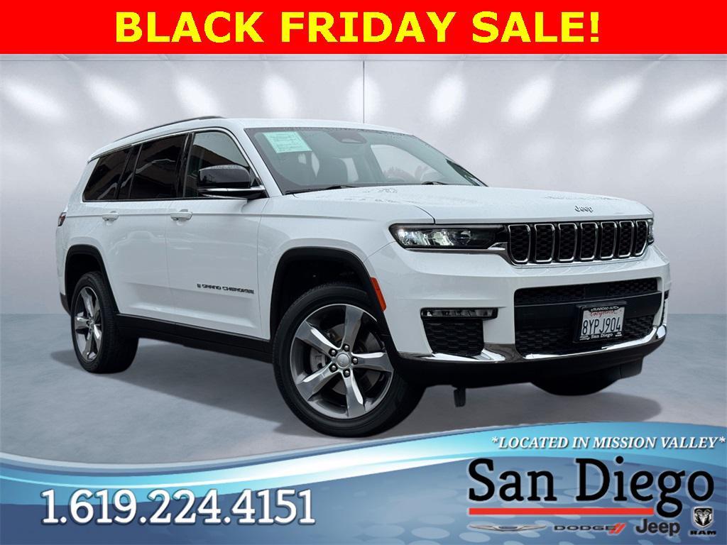 used 2021 Jeep Grand Cherokee L car, priced at $28,591
