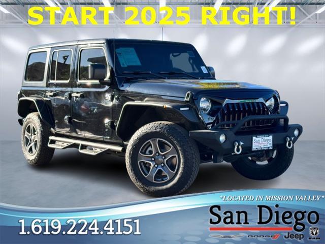 used 2018 Jeep Wrangler Unlimited car, priced at $22,990