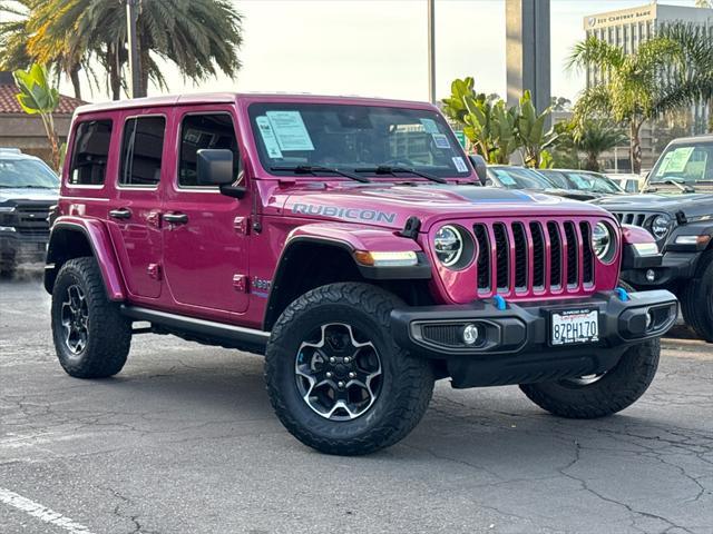 used 2021 Jeep Wrangler Unlimited 4xe car, priced at $34,634