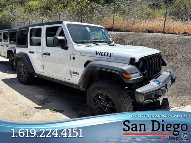 used 2023 Jeep Wrangler 4xe car, priced at $30,989