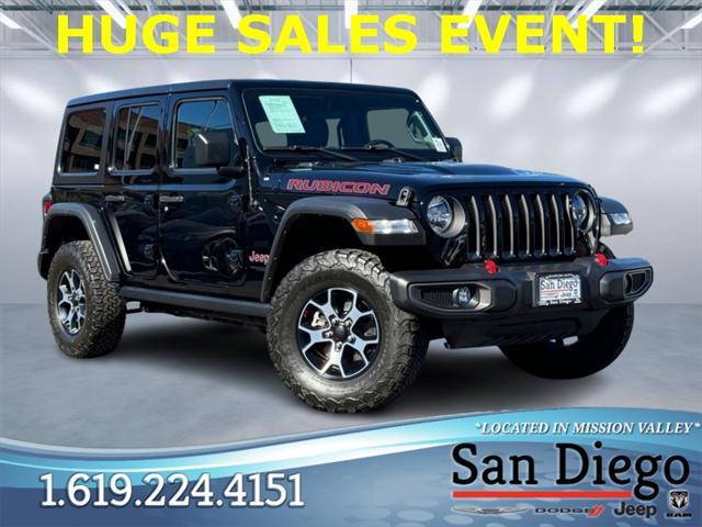 used 2021 Jeep Wrangler Unlimited car, priced at $38,767