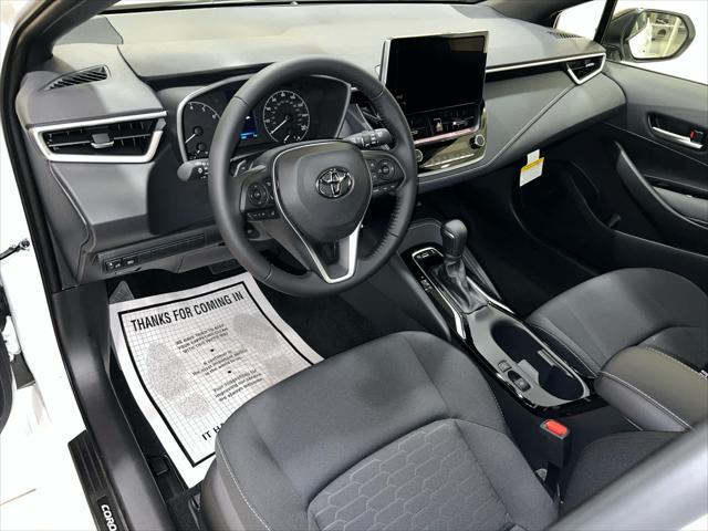 new 2025 Toyota Corolla Hatchback car, priced at $28,761