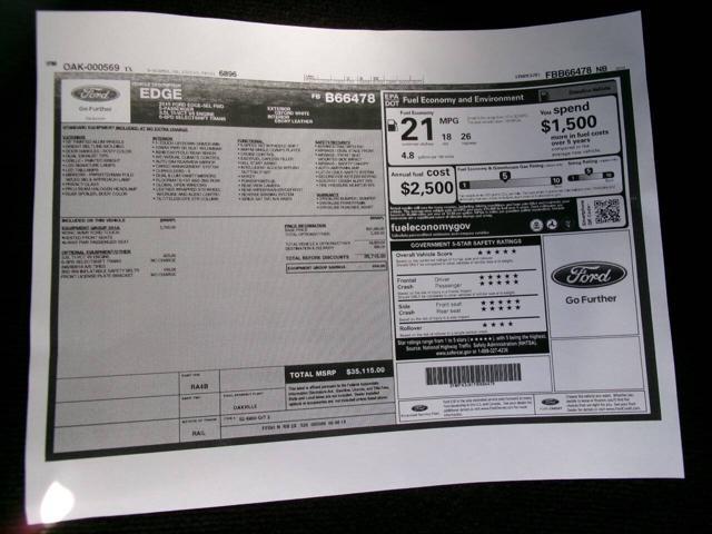 used 2015 Ford Edge car, priced at $15,700