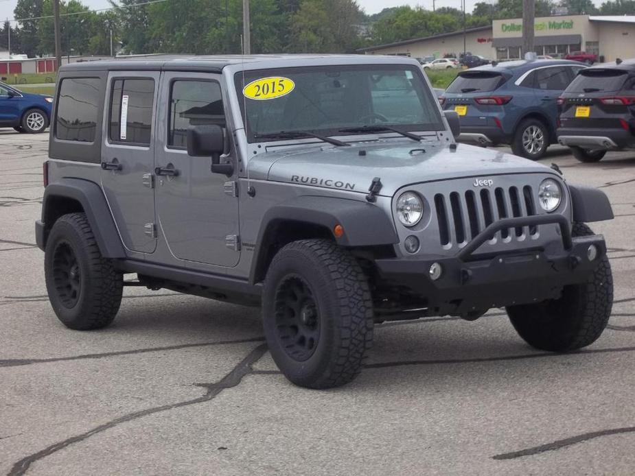 used 2015 Jeep Wrangler Unlimited car, priced at $27,633