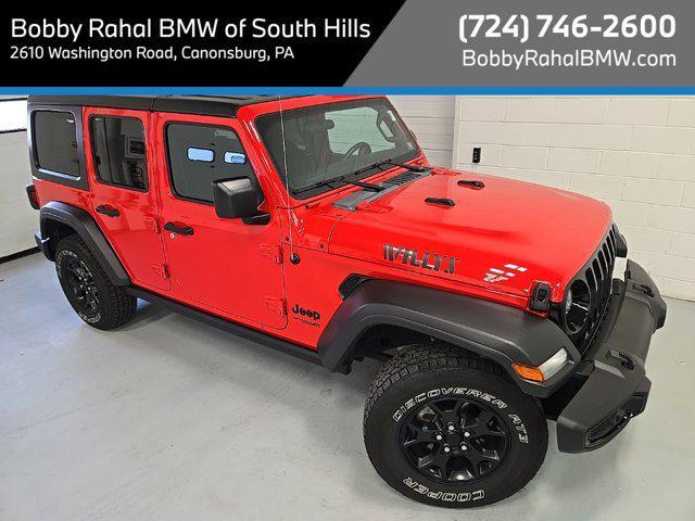 used 2021 Jeep Wrangler Unlimited car, priced at $29,888