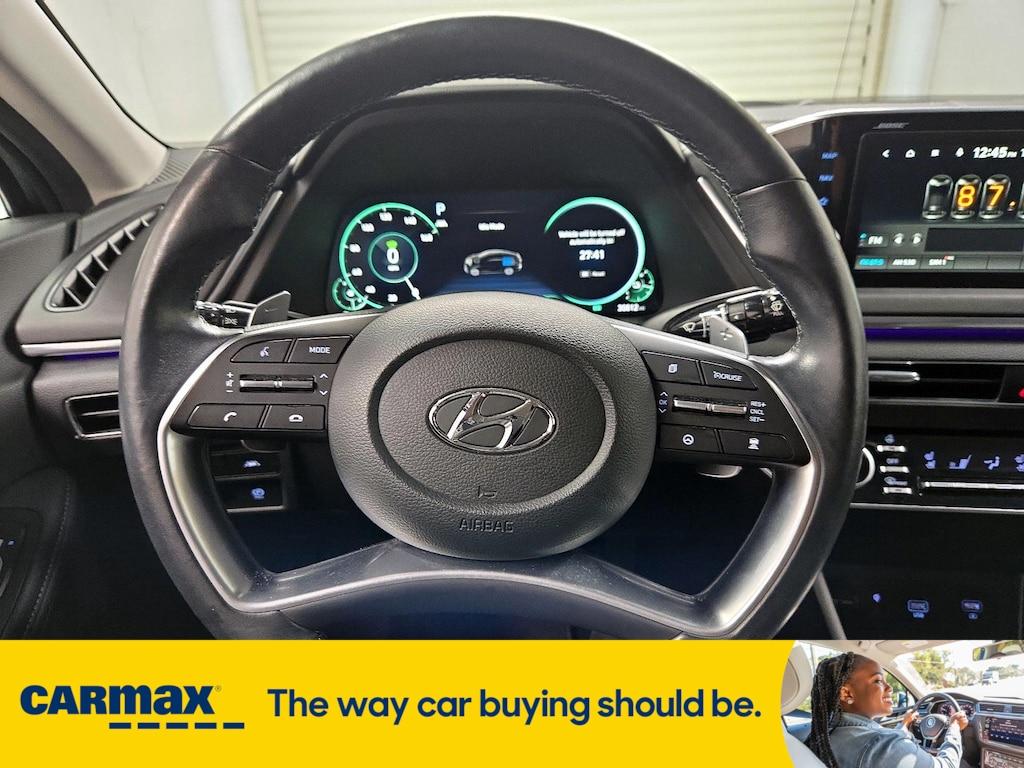 used 2022 Hyundai Sonata Hybrid car, priced at $24,998