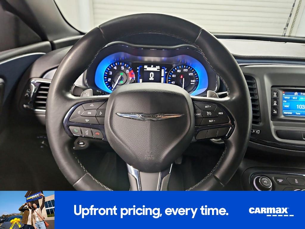used 2015 Chrysler 200 car, priced at $10,998