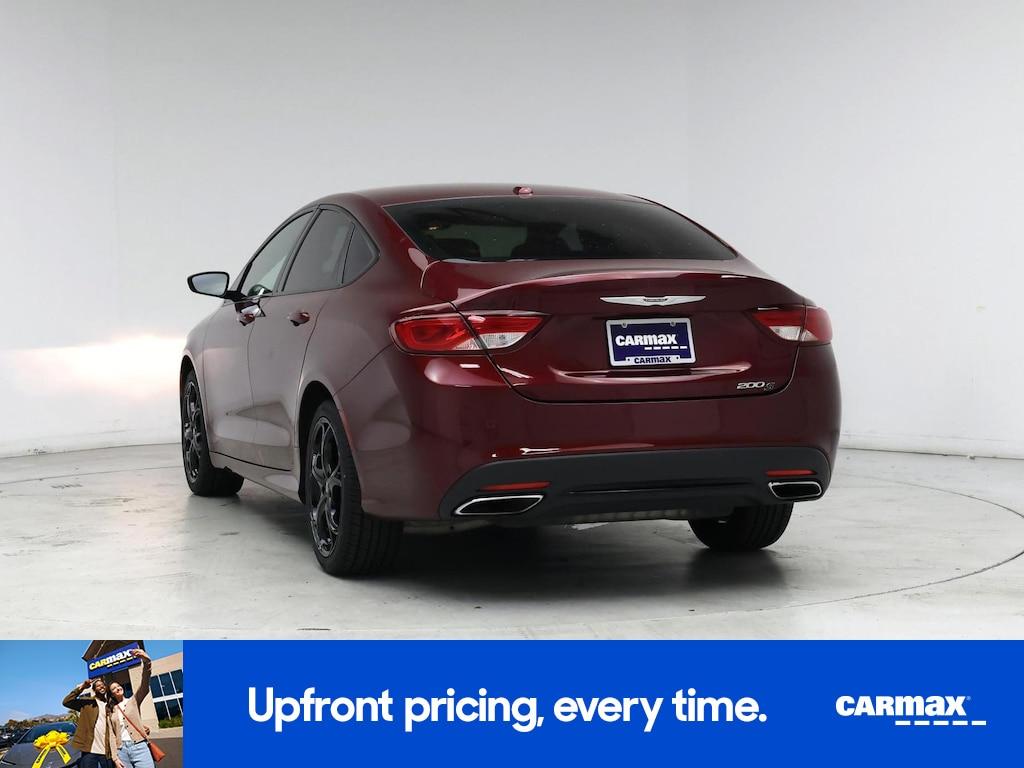 used 2015 Chrysler 200 car, priced at $10,998