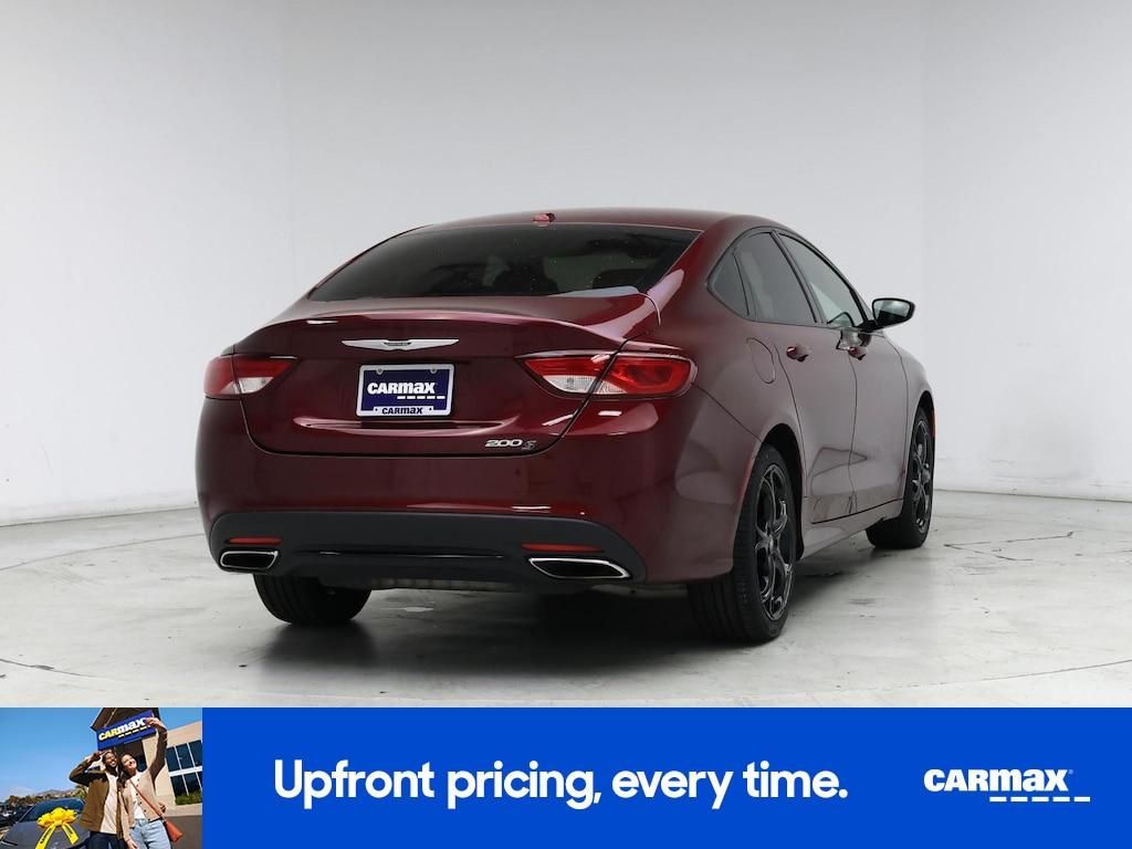 used 2015 Chrysler 200 car, priced at $10,998
