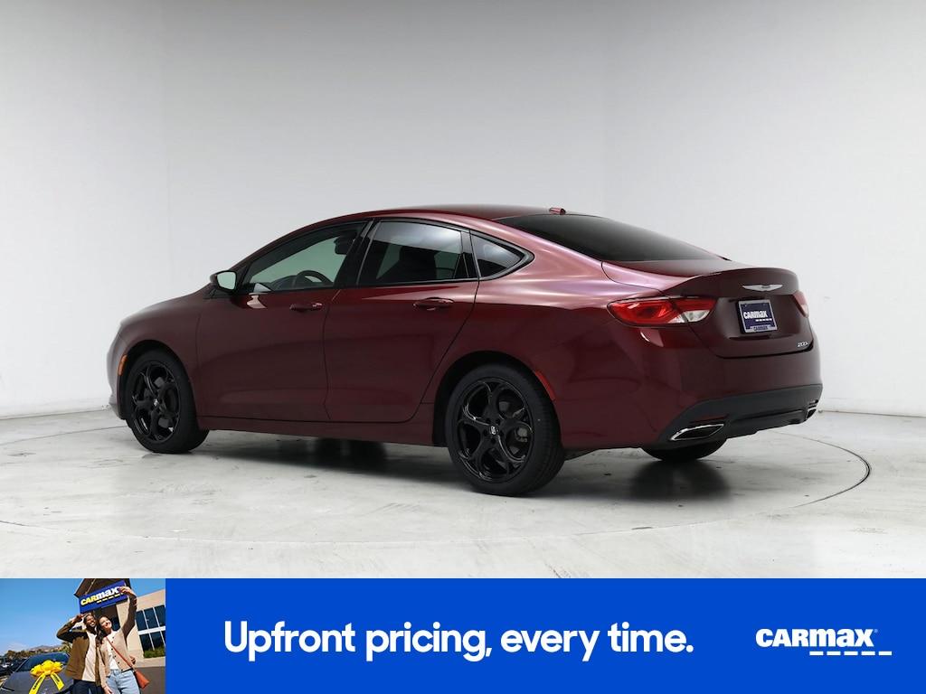 used 2015 Chrysler 200 car, priced at $10,998