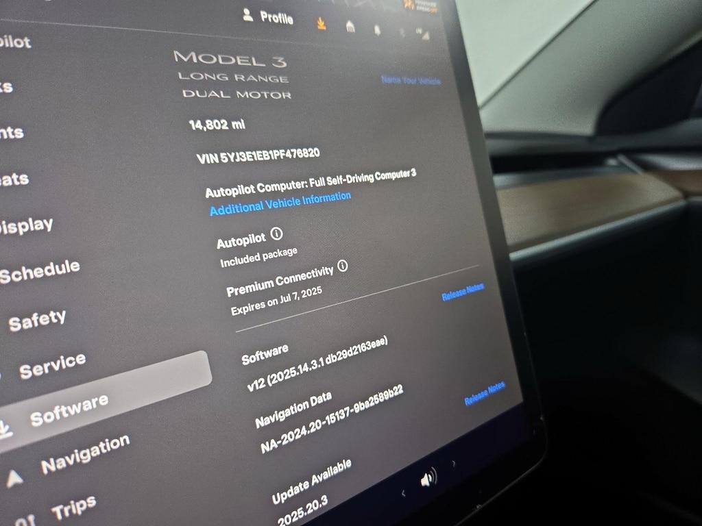 used 2023 Tesla Model 3 car, priced at $32,998