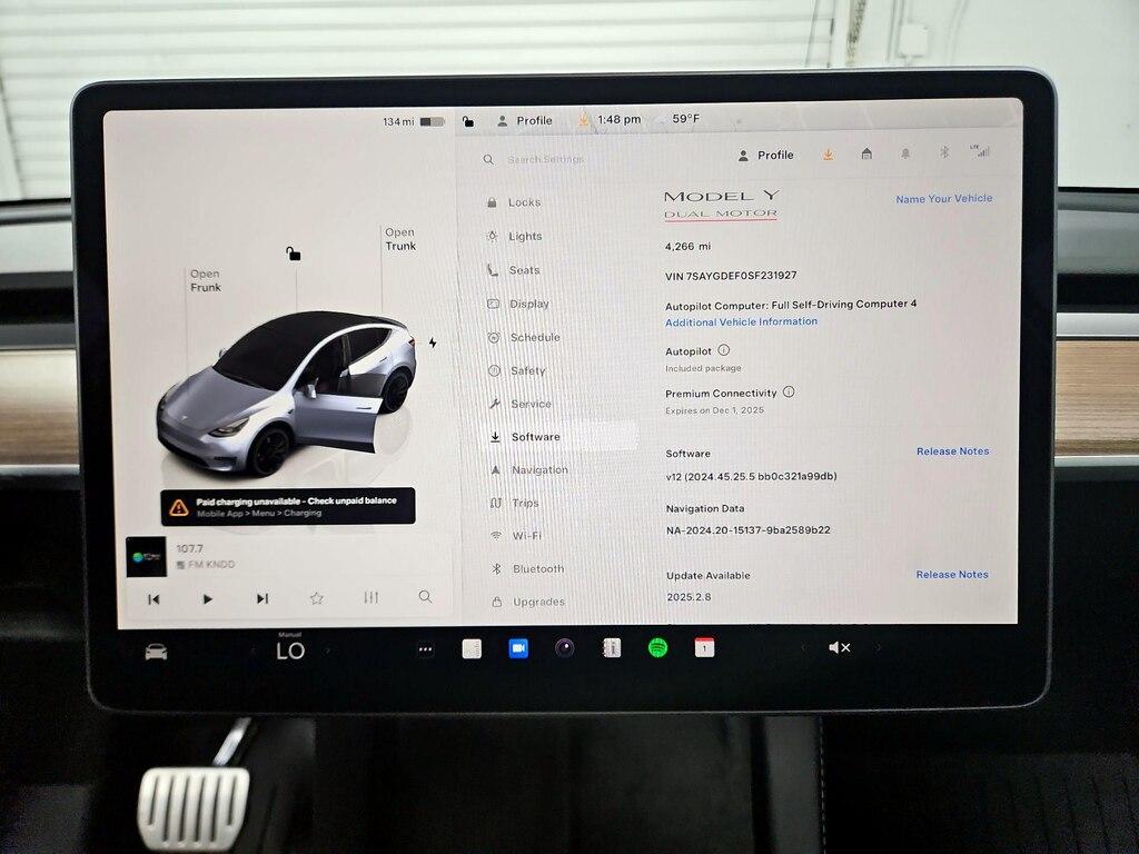 used 2025 Tesla Model Y car, priced at $42,998