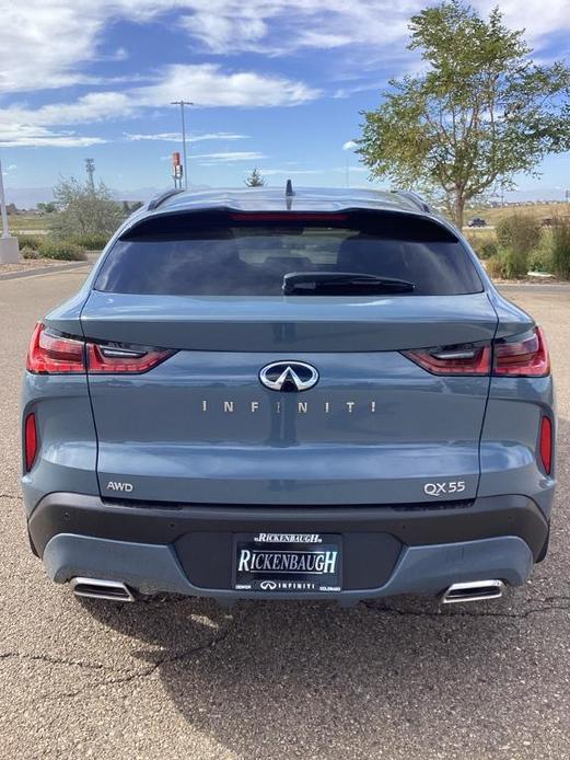 new 2025 INFINITI QX55 car, priced at $55,500