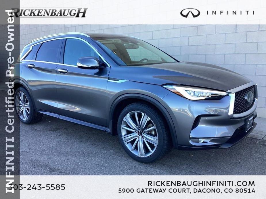 used 2021 INFINITI QX50 car, priced at $30,500