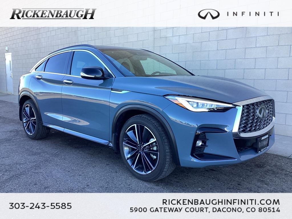 used 2025 INFINITI QX55 car, priced at $45,000