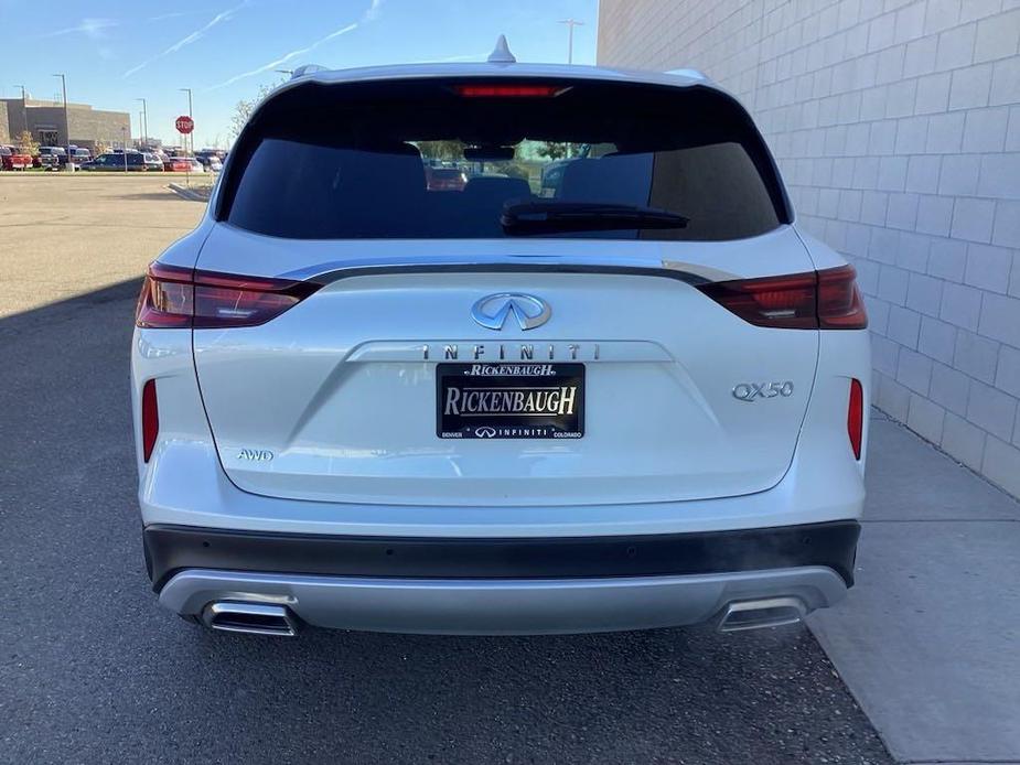 new 2025 INFINITI QX50 car, priced at $47,500