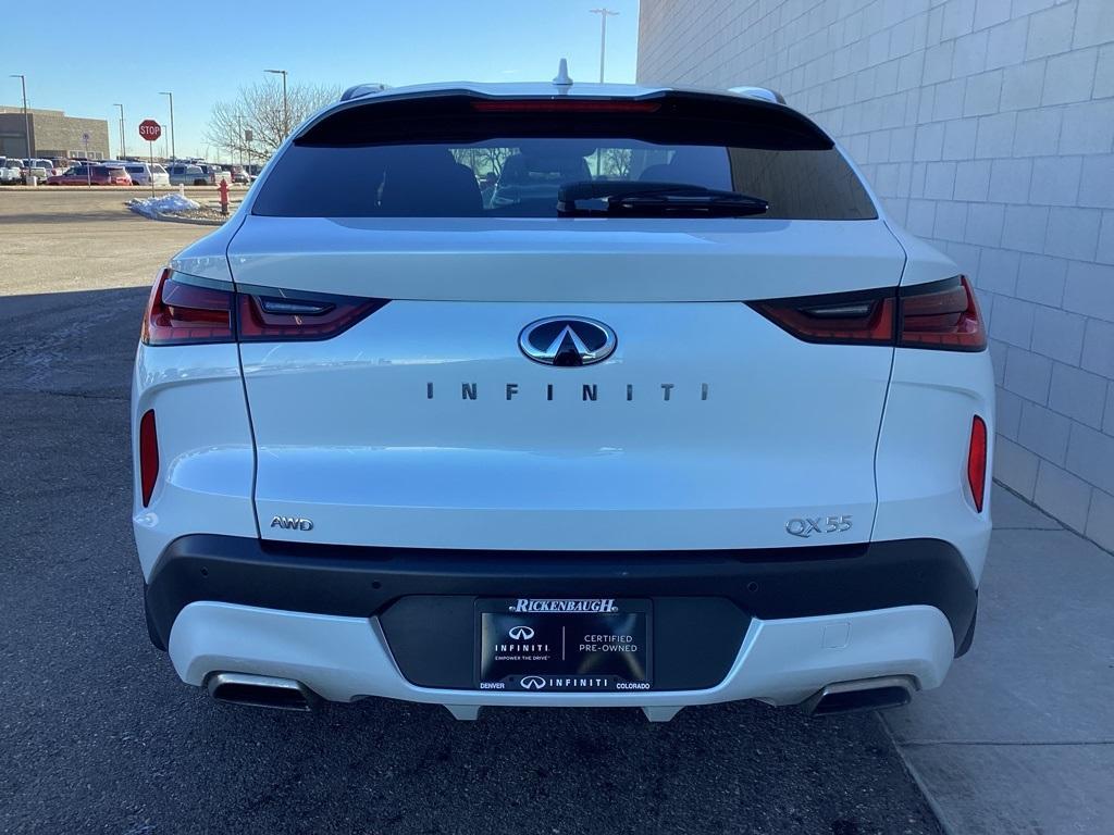 used 2025 INFINITI QX55 car, priced at $42,500