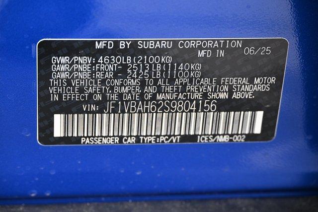 new 2025 Subaru WRX car, priced at $41,340