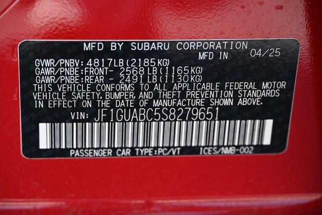 new 2025 Subaru Impreza car, priced at $24,557