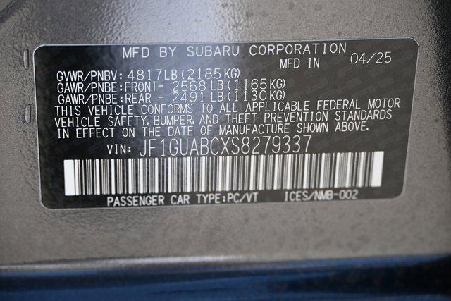 new 2025 Subaru Impreza car, priced at $24,867