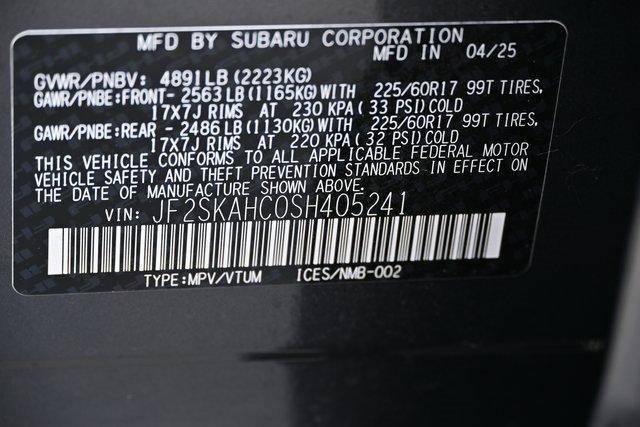 new 2025 Subaru Forester car, priced at $34,663