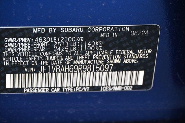 new 2024 Subaru WRX car, priced at $33,825