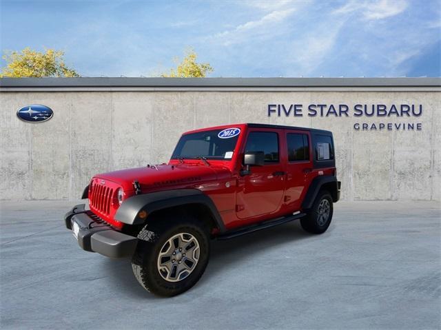 used 2015 Jeep Wrangler Unlimited car, priced at $25,000