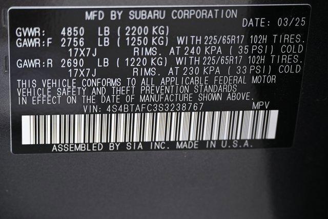 new 2025 Subaru Outback car, priced at $34,090
