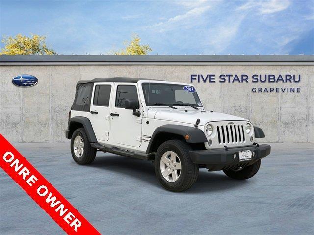 used 2015 Jeep Wrangler Unlimited car, priced at $22,500