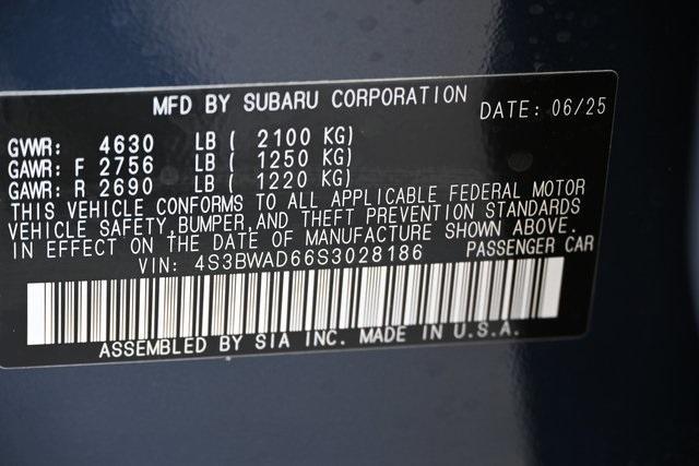 new 2025 Subaru Legacy car, priced at $29,758
