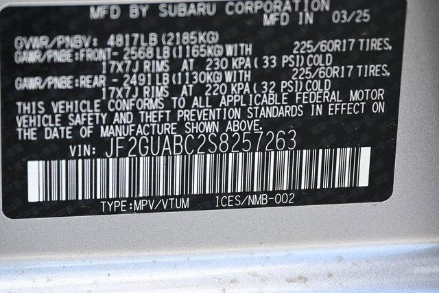 new 2025 Subaru Crosstrek car, priced at $26,426