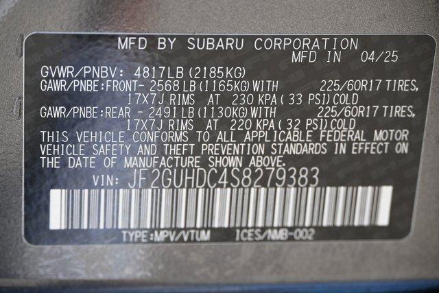 new 2025 Subaru Crosstrek car, priced at $30,912