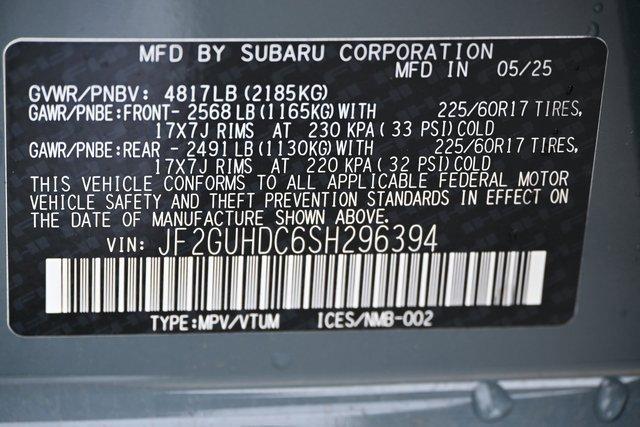 new 2025 Subaru Crosstrek car, priced at $29,109