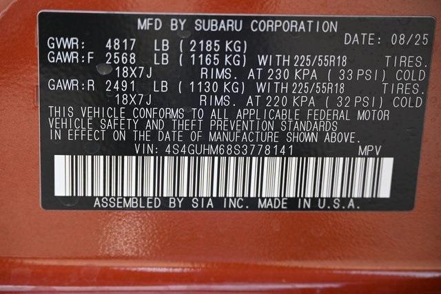 new 2025 Subaru Crosstrek car, priced at $34,328