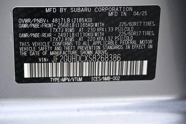 new 2025 Subaru Crosstrek car, priced at $29,571